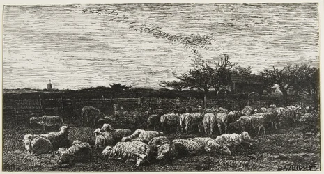 Le Grand Parc a Moutons, 1862